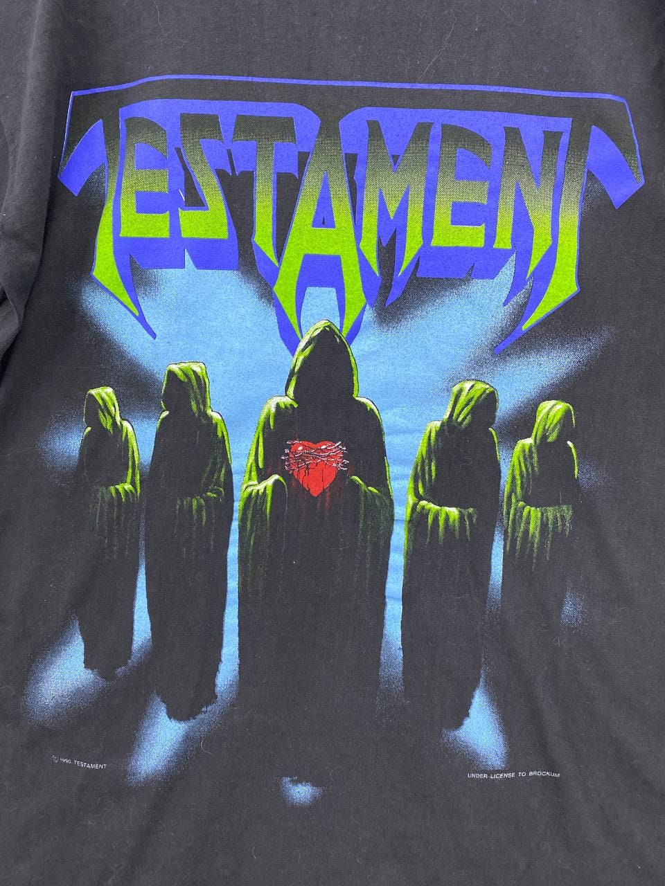 Vintage 90s 1990 TESTAMENT Souls of Black Album Tour Singles