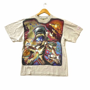 90s conart スウェット VTG 90s Conart Graffiti Hoodie Mens Medium Rare Biggie hip