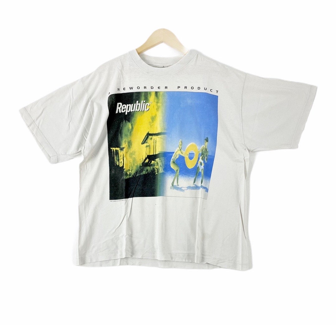 Vintage 90s 1993 New Order Republic Nice Design Rare English Rock 