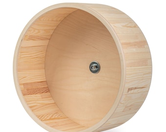 25 cm trähjul för chinchilla, tyst löphjul för husdjur