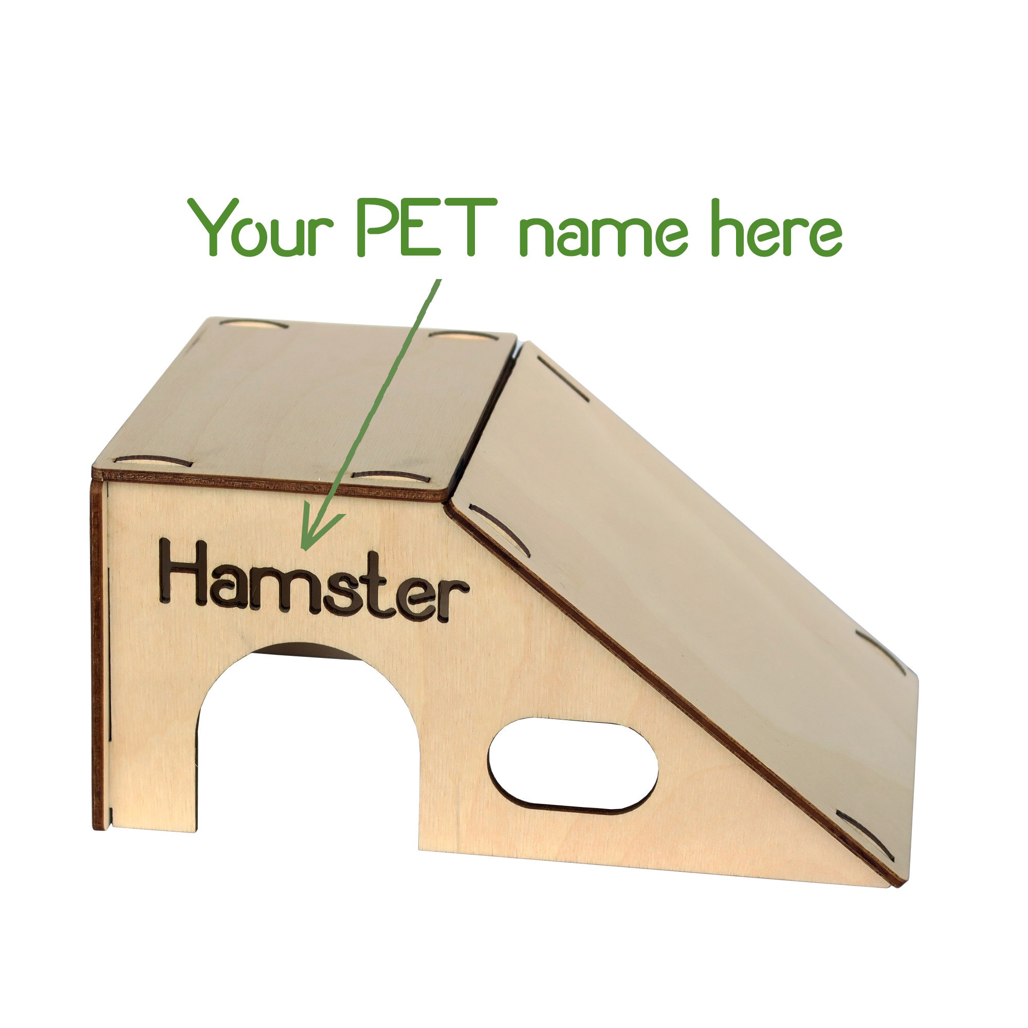 Rodent Hideout Hamster Hideout. Hamster House. Personalized Haven for Small Rodents ...