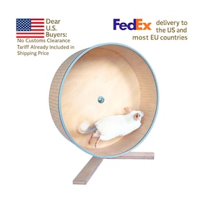 Extra-Large 20&#39;&#39; Running Wheel for Chinchillas & Other Pets - Silent, Durable, Chew-Proof