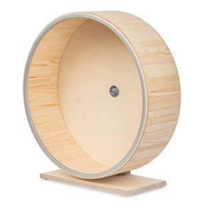 14&quot; ALUMINIUM PROTECTION HOOP, exercise wheel, mounted on stand, chinchillas and other small Pets.