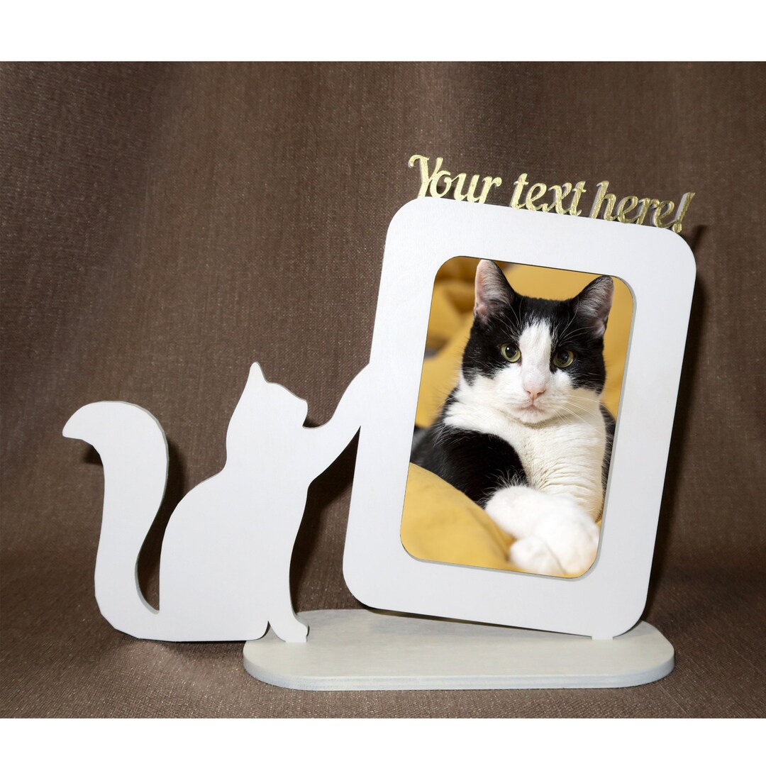 Mini Cat Picture Frame Cat Personalized Picture Frame - Etsy