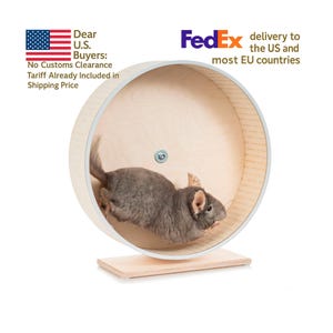 17inch-13inch Chinchilla Running Wheel on a Stand (43cm-33cm)
