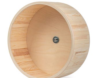 30 cm trähjul för husdjur, tyst chinchillahjul