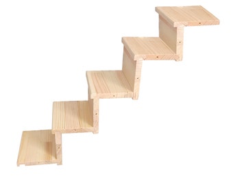 Kiln dried pine stairs for chinchilla and other pets