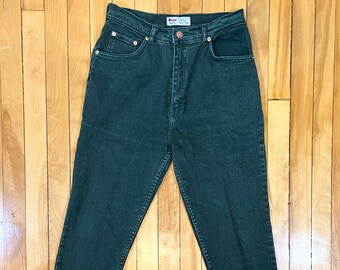 dark green mom jeans