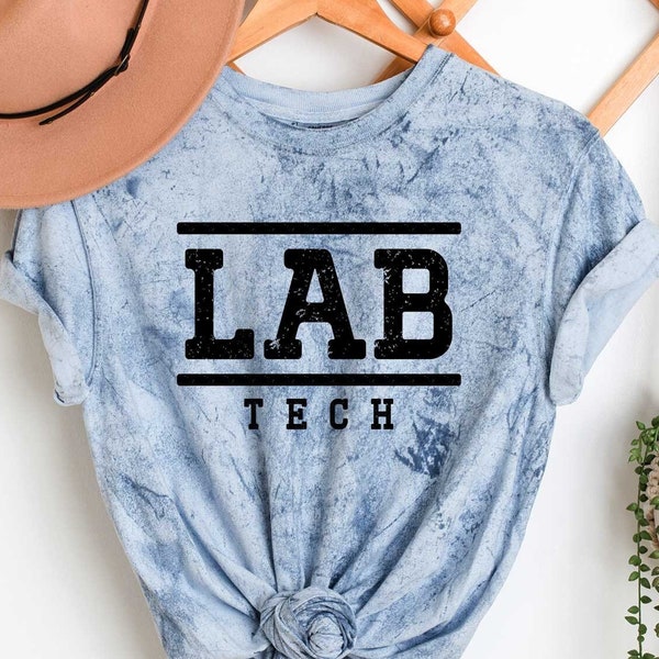 Lab Tech Tie Dye Shirt, Medical Laboratory Technician Tshirt, Lab Week Gifts, Clinical Lab Scientist, Medical Technologist, Cute MLT Tees