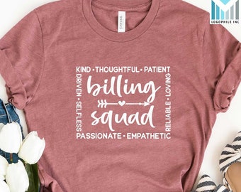 Billing Squad, Medical Coding Team Shirts, Medical Biller Matching T-Shirts, Clinical Coder Tees, Hospital Biller Nurse, Billing Specialist