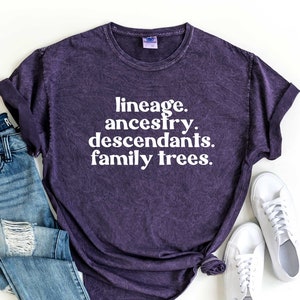 Genealogy Saying Shirt, Genealogist Distressed Tie Dye Tshirt, Lineage Ancestors Quote Family Tree, Family History Lover Gift, Historian Tee