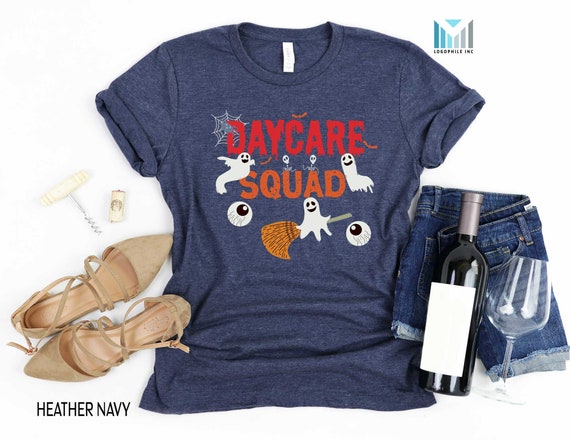 Cute Daycare Squad Halloween Shirt Matching Daycare Teacher Etsy