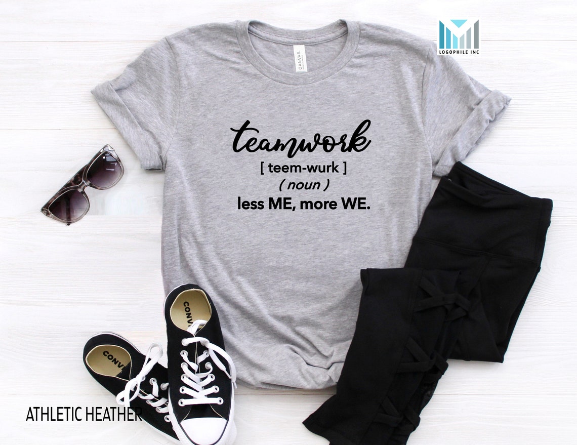 Teamwork Shirts Matching Office Staff Shirts Office Team Etsy