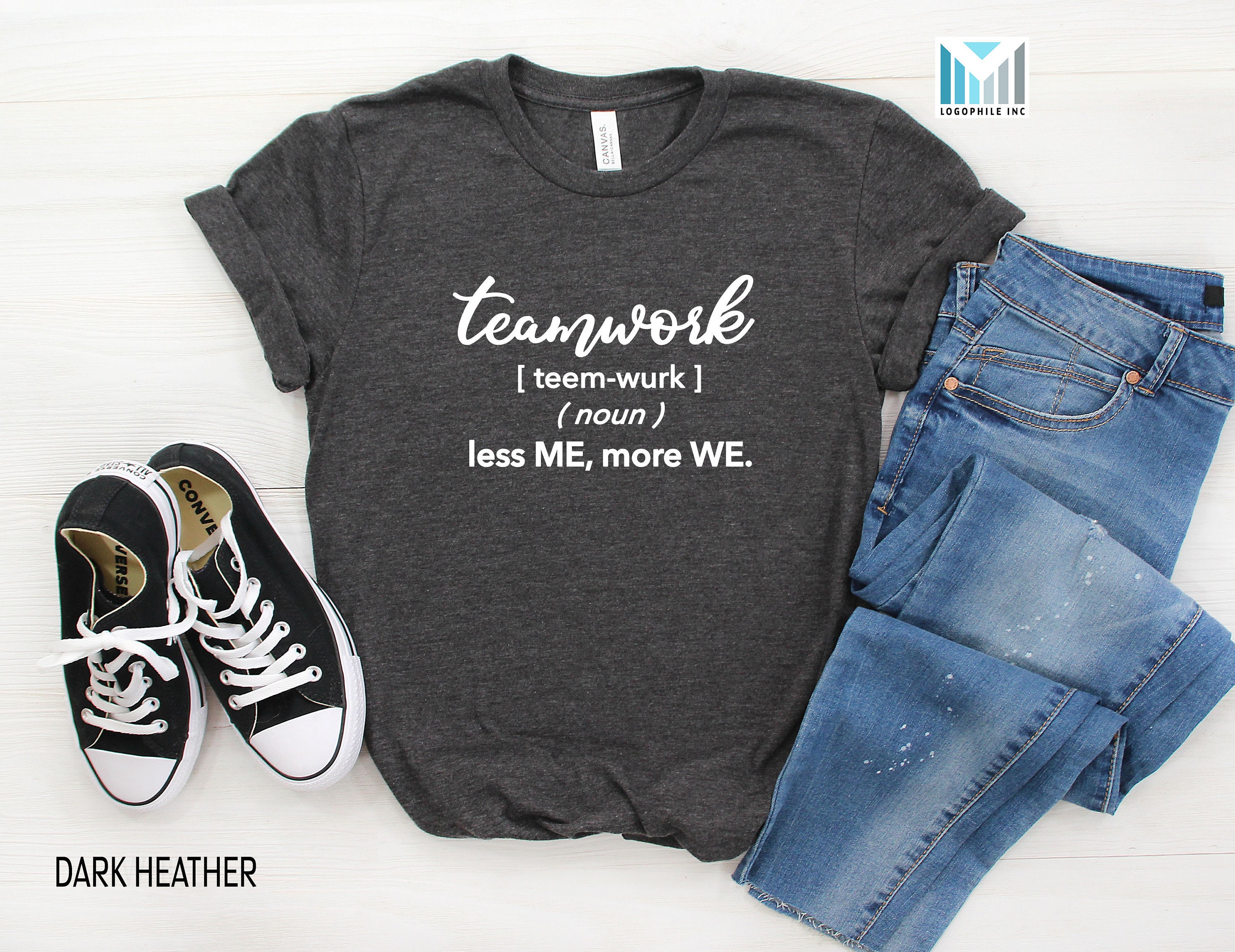 Teamwork Shirts Matching Office Staff Shirts Office Team Etsy