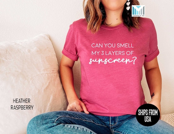 Sunscreen Shirt, Skincare Tshirt, Cute Esthetician T-shirts, Can You Smell  My Sunscreen, Funny Skincare Lover Vacation Shirts, Skin Care Tee -  UK
