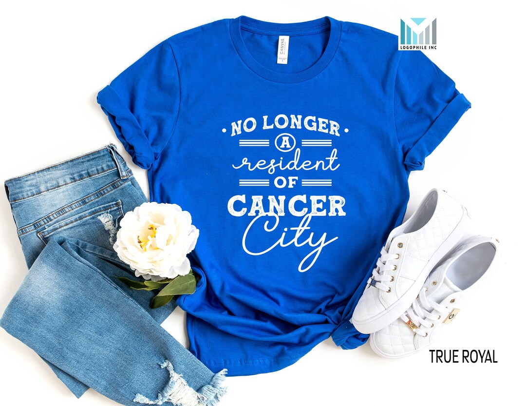 No Longer Resident of Cancer City, Cancer Free Tshirt, Cancer Free