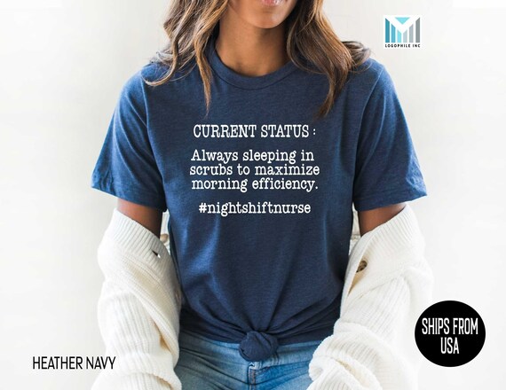 Night shift nurse shirt sale