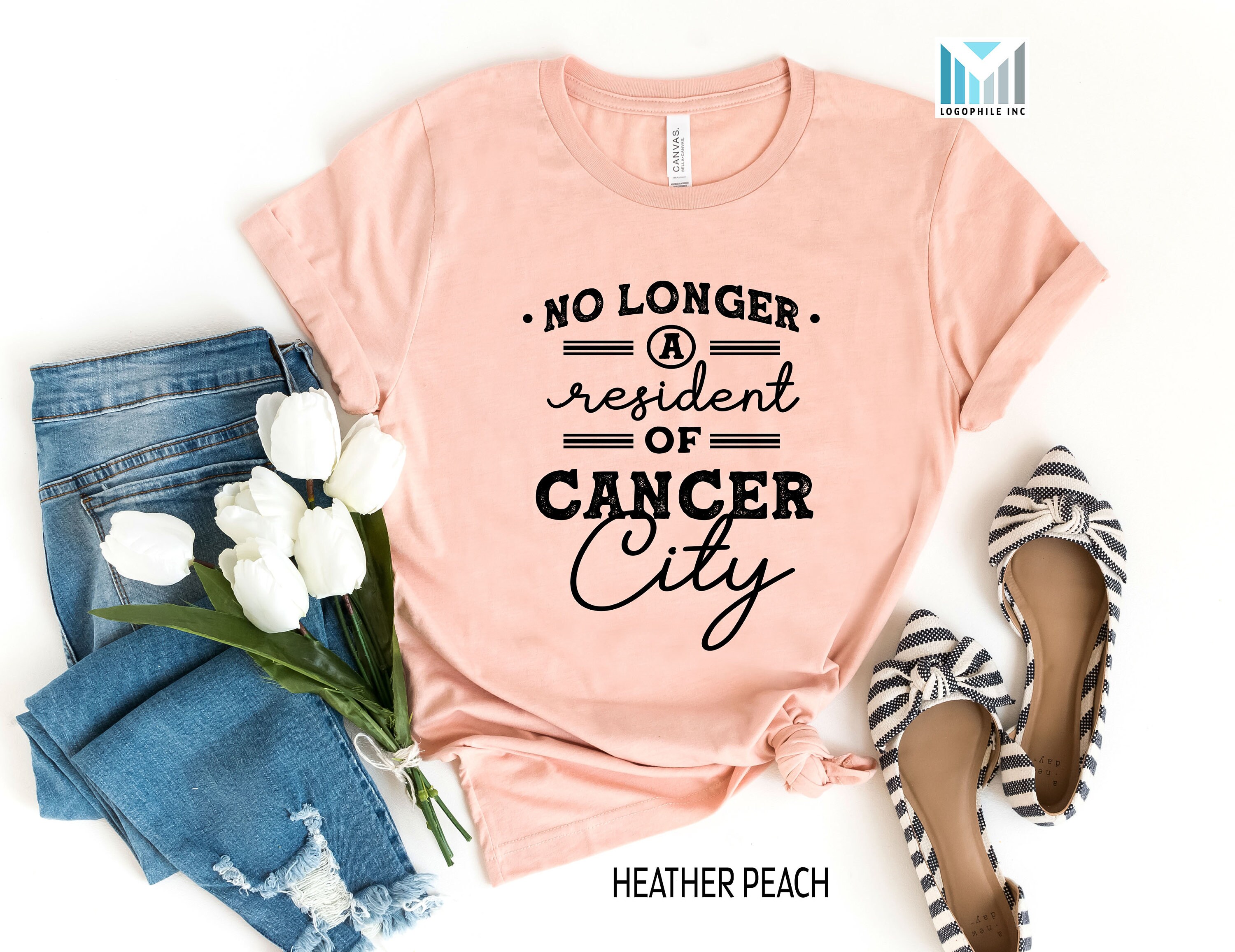 No Longer Resident of Cancer City Cancer Free Tshirt Cancer Etsy