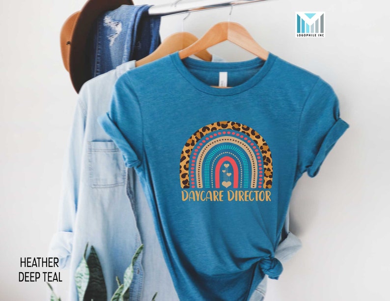 Daycare Director Rainbow Shirt Daycare Owner Gift Childcare Etsy