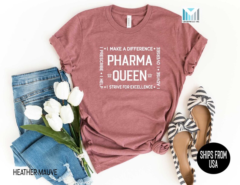 Pharma Queen Pharmacy Shirt Pharmacy Technician Gift - Etsy