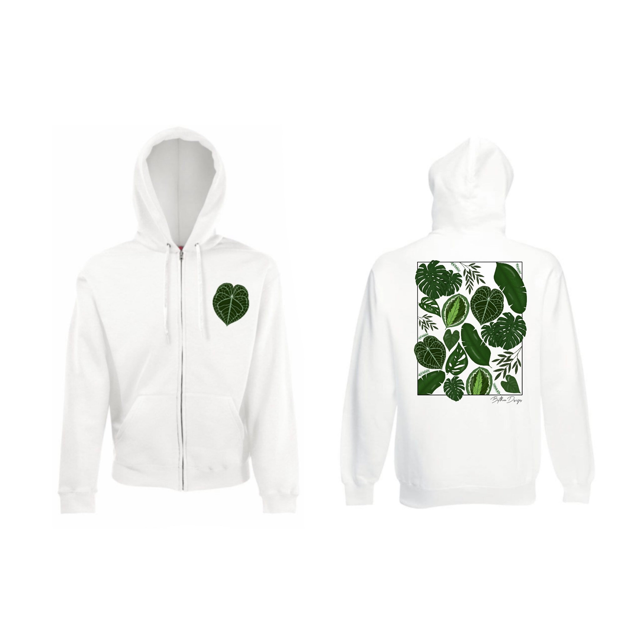 [MCM]★PHENOMENON Botanical Hoodie Psychedelic Sweater, Aesthetic Streetwear, Trippy Pullover