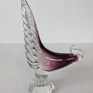 Vintage Caithness Art Glass Bird Figurine Paperweight Signed on the Base Home Decoration