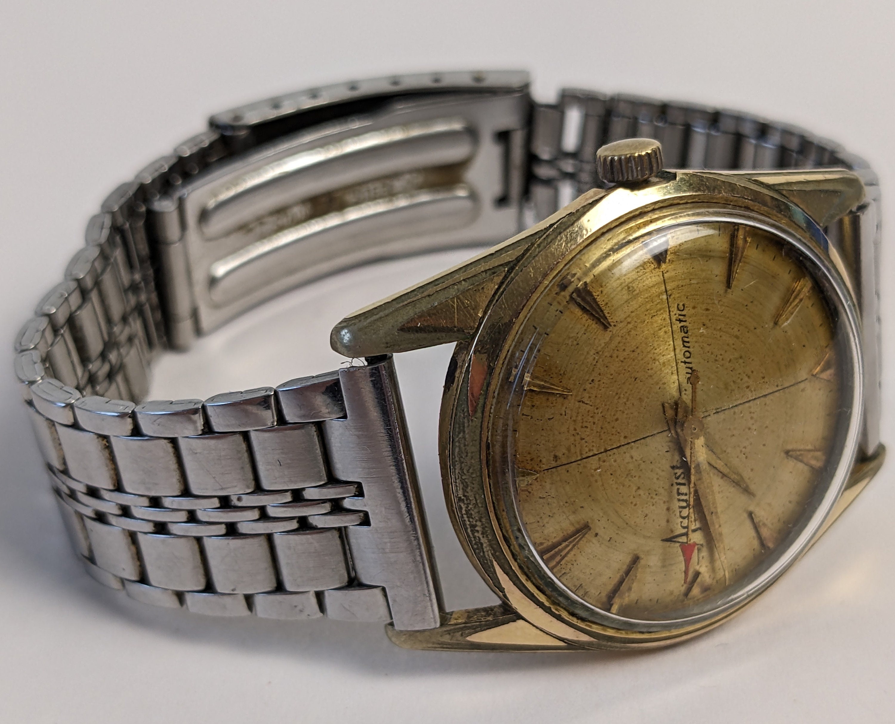 Vintage Accurist 21 Jewels Automatic Men s Watch Swiss Made