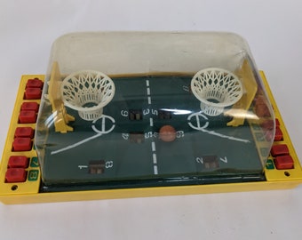 Vintage Basketball Table Top 2 Player Game Retro 1980s