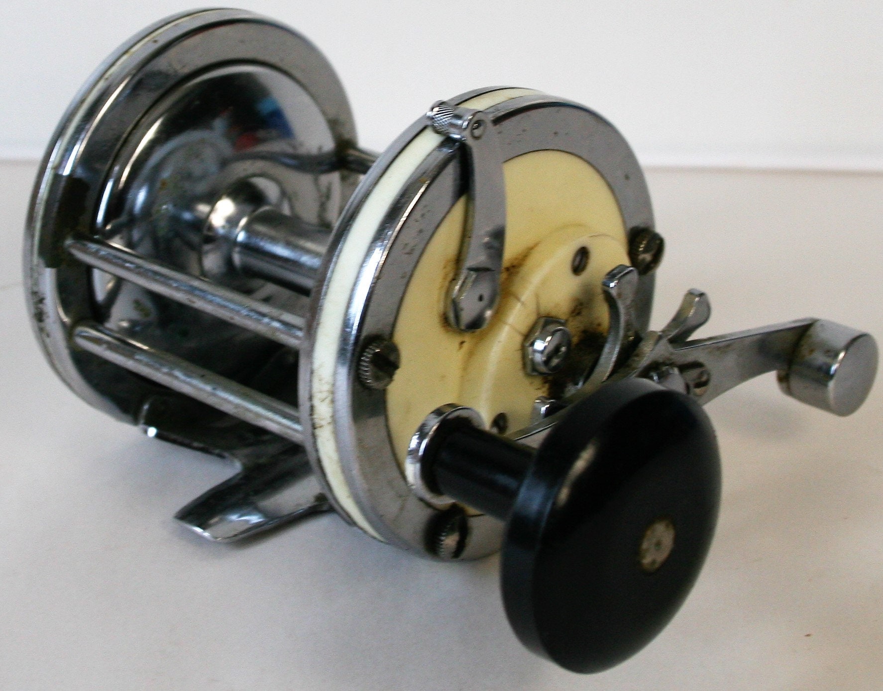Vintage Mitchell plastic spinning reel box - CV Fishing