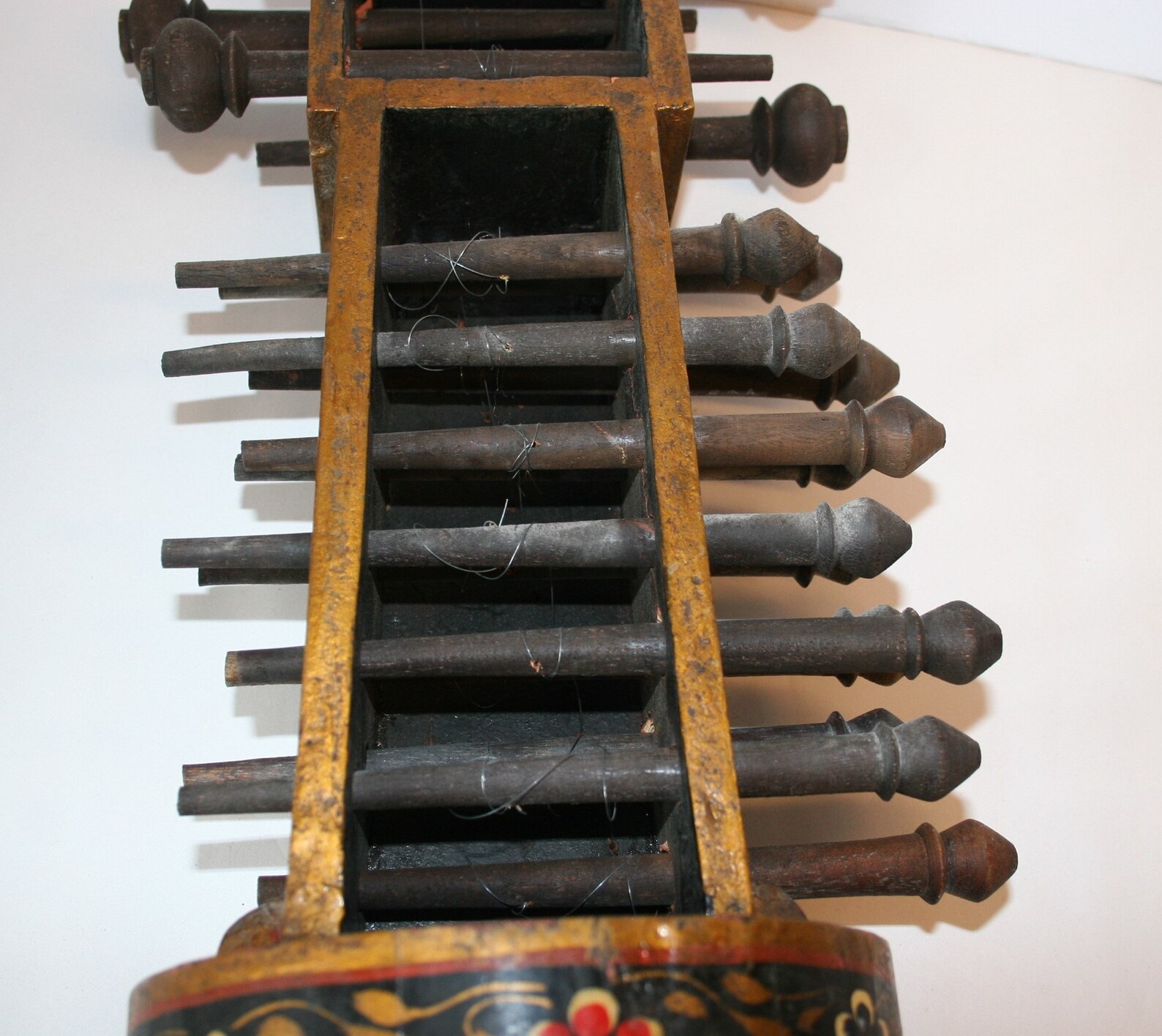 Antico strumento musicale indiano Sarangi del XIX secolo lacca Etsy