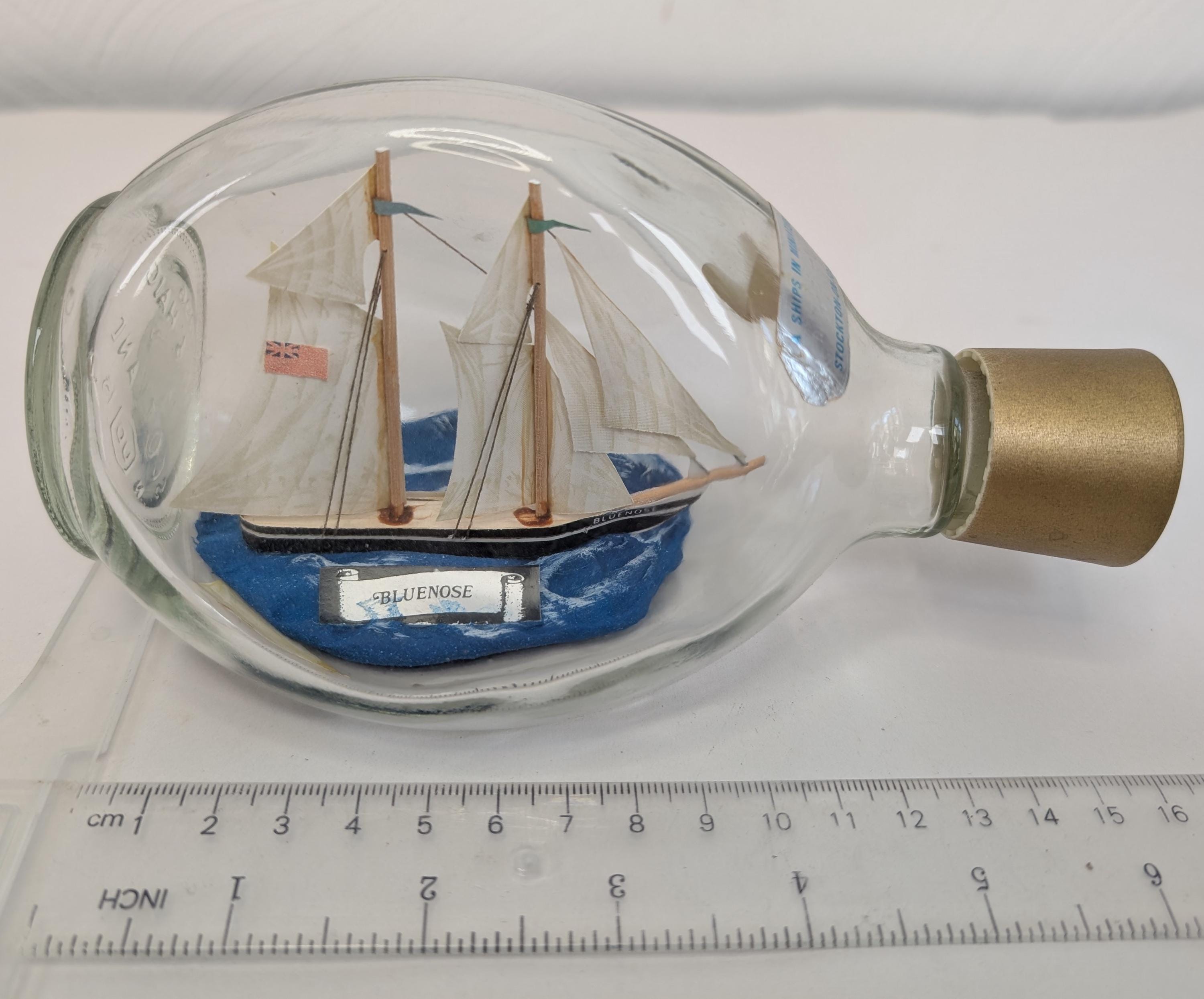 Mayflower ガラス製帆船彫刻 Mayflower Glass Sculpture England Unique PORTUGESE MAN O WAR
