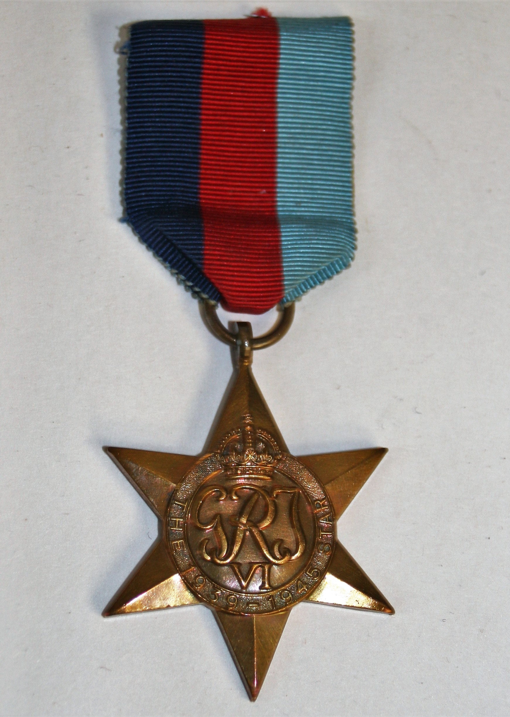 Original Vintage British Army WW2 the 19391945 Star Medal GRJ Etsy