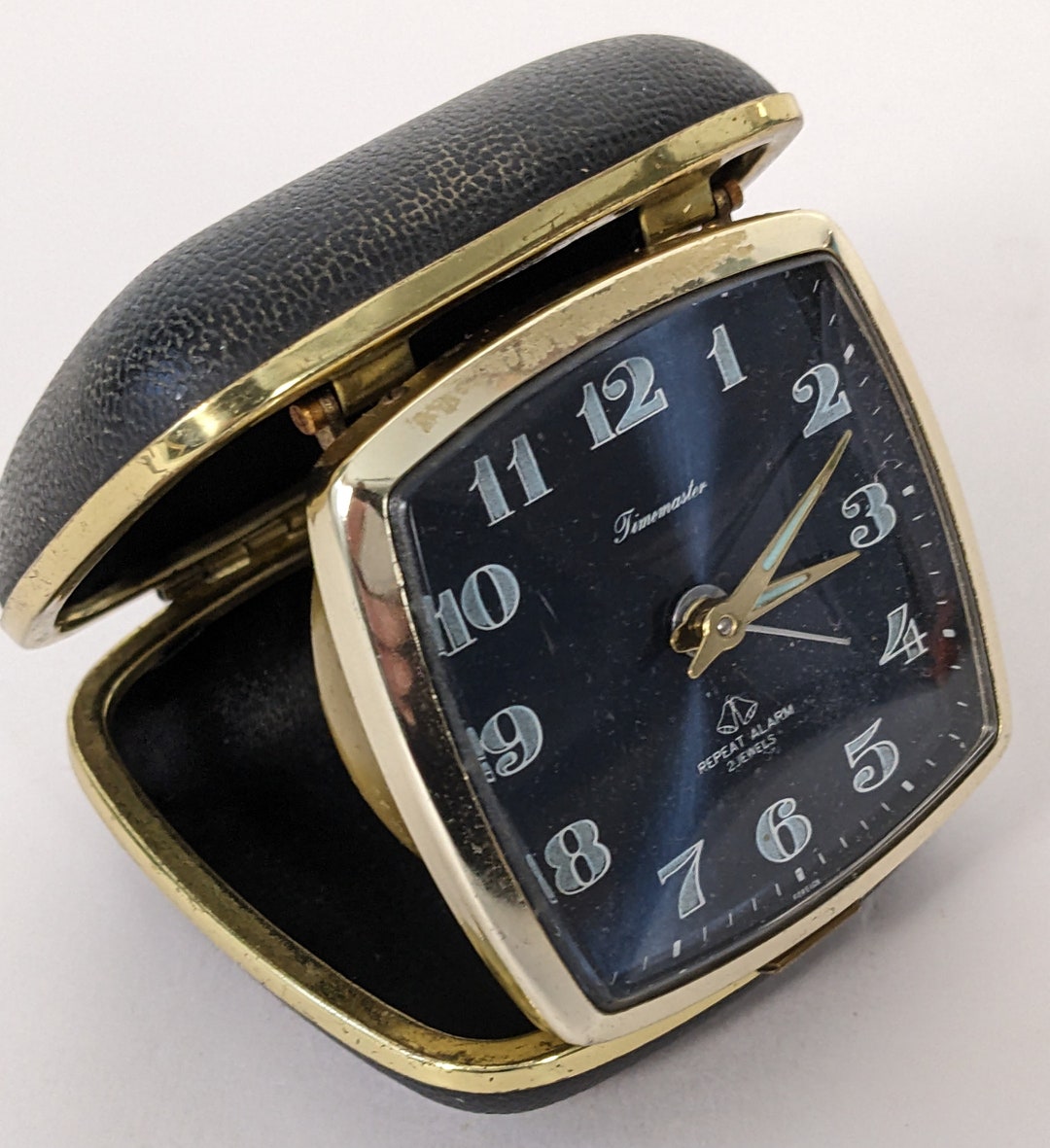 Vintage Timemaster Mechanical Travel Alarm Clock 2 Jewels Etsy