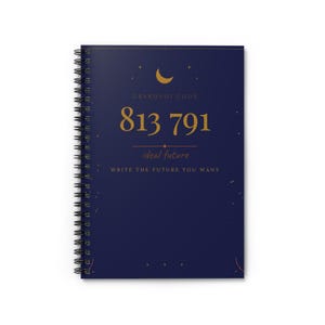 813 791 Grabovoi Code Journal | Ideal Future Spiral Notebook | Write the Future Manifestation Journal | Spiritual Notebook Gift