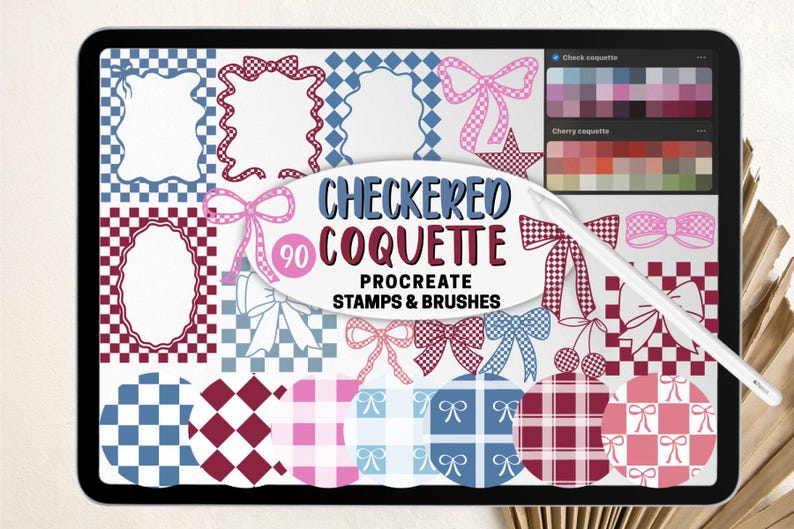 Coquette Procreate Bundle Stamps & Brushes | Whimsicaltt Coquette ...