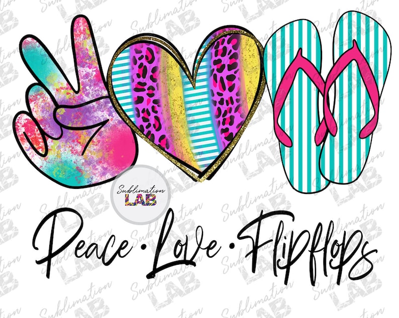 Download Peace Love Sunflower Clipart Sublimation Svg File