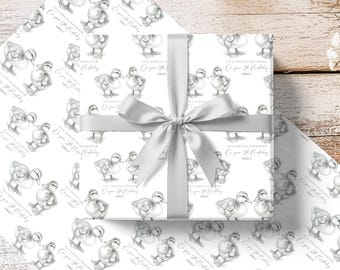 Papel de regalo con dibujo de patito - Papel de regalo inspirado en la naturaleza