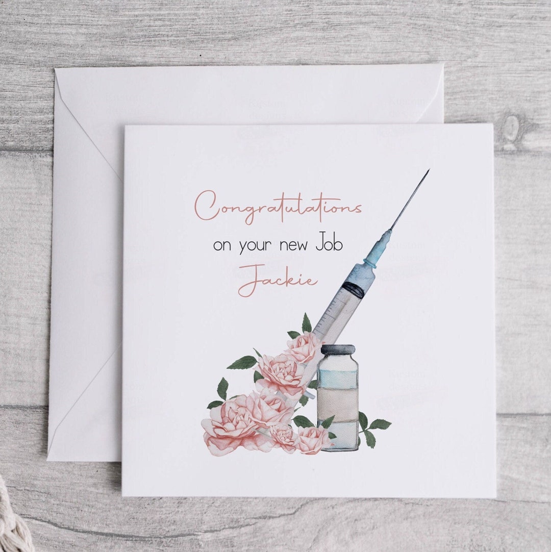 New Job Card, Congratulations on Your New Job, Good Luck Card - Etsy UK