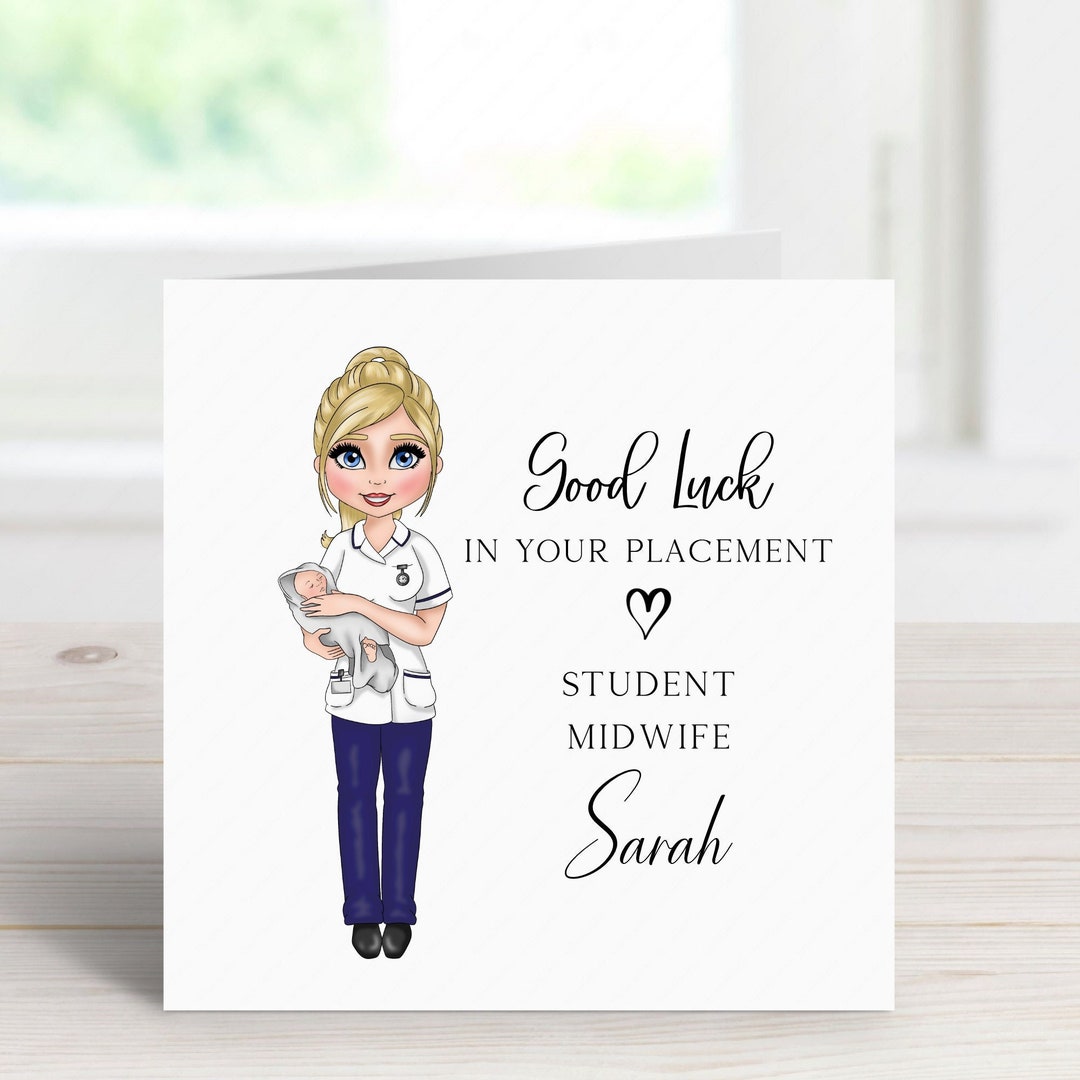 Good Luck Student Midwife Card - Etsy UK