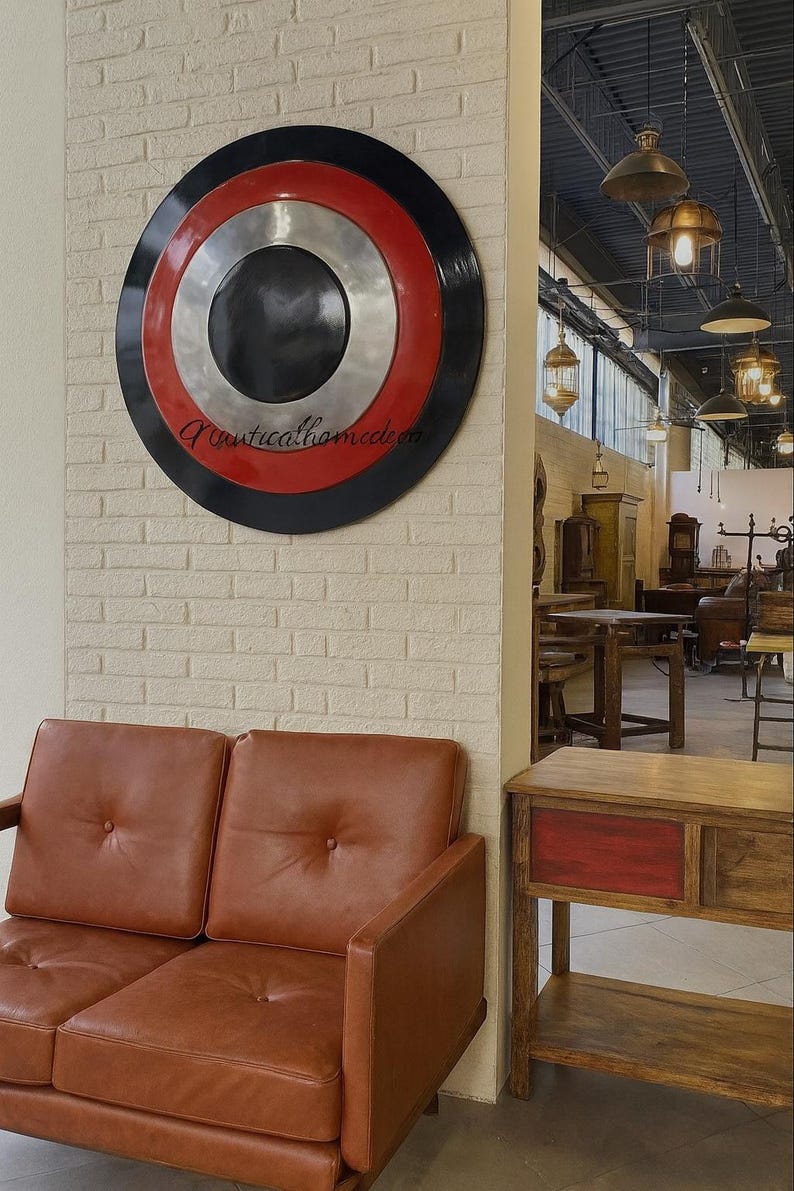 Marvels Captain America Kampfschild für Cosplay oder Display Shield Geschenk für Marvel Fans Halloween - Geburtstagsgeschenk für Sohn Bild 1