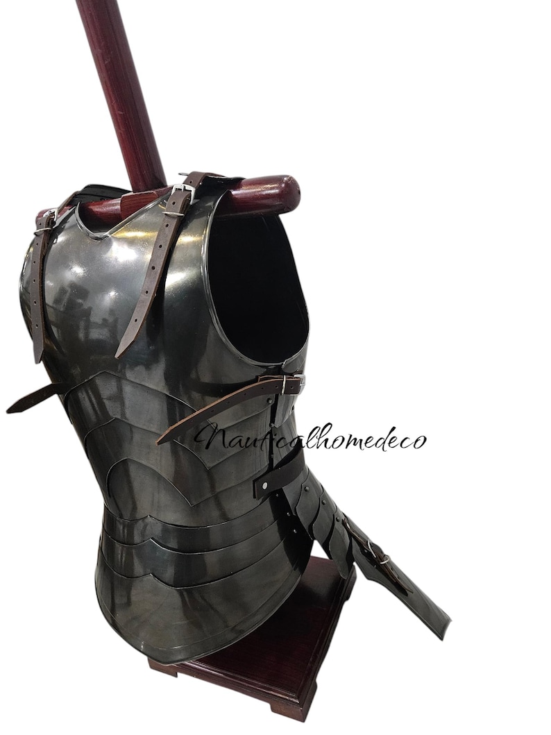 Medieval Female Armor Chest Plate Cuirass Fantasy Knight Halloween Ren Faire Costume LARP SCA Reenactment Breastplate Armor Gift for Her image 8