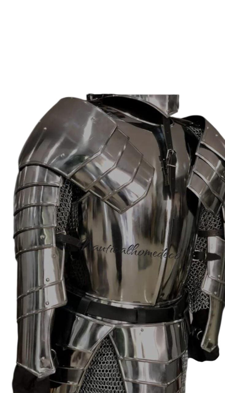 Medieval Knight Suit of Armor Full Body Steel Cosplay Armor LARP SCA ...