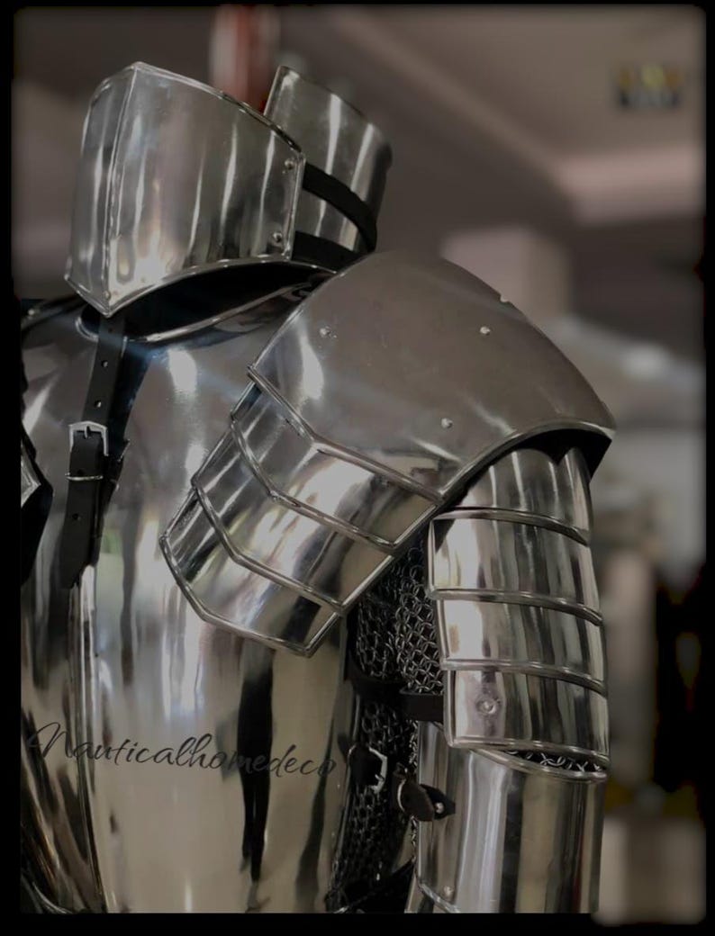 Medieval Knight Suit of Armor Full Body Steel Cosplay Armor LARP SCA ...