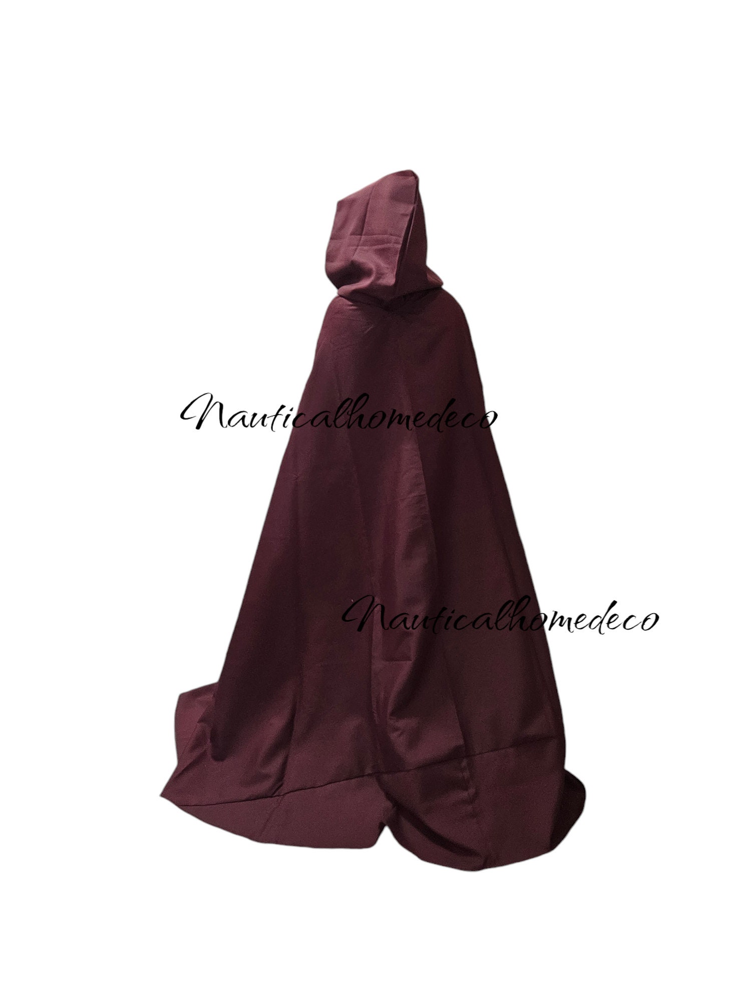 Mantello Medievale Con Cappuccio, Nero, Per Cavaliere Crociato, Taglia Unica, Get Dressed For Battle