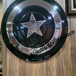 Marvel's Captain America Battle Shield For Cosplay Display Shield Gift for Marvel's Fans Avengers Infinity Prop Shield Replica Gift for Son image 6