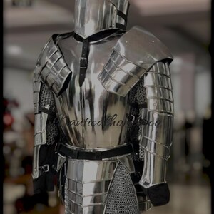 Medieval Knight Suit of Armor Full Body Steel Cosplay Armor LARP SCA ...