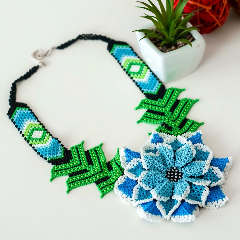 PDF Book HUICHOL FLOWERS 10 Master classes on beading Etsy