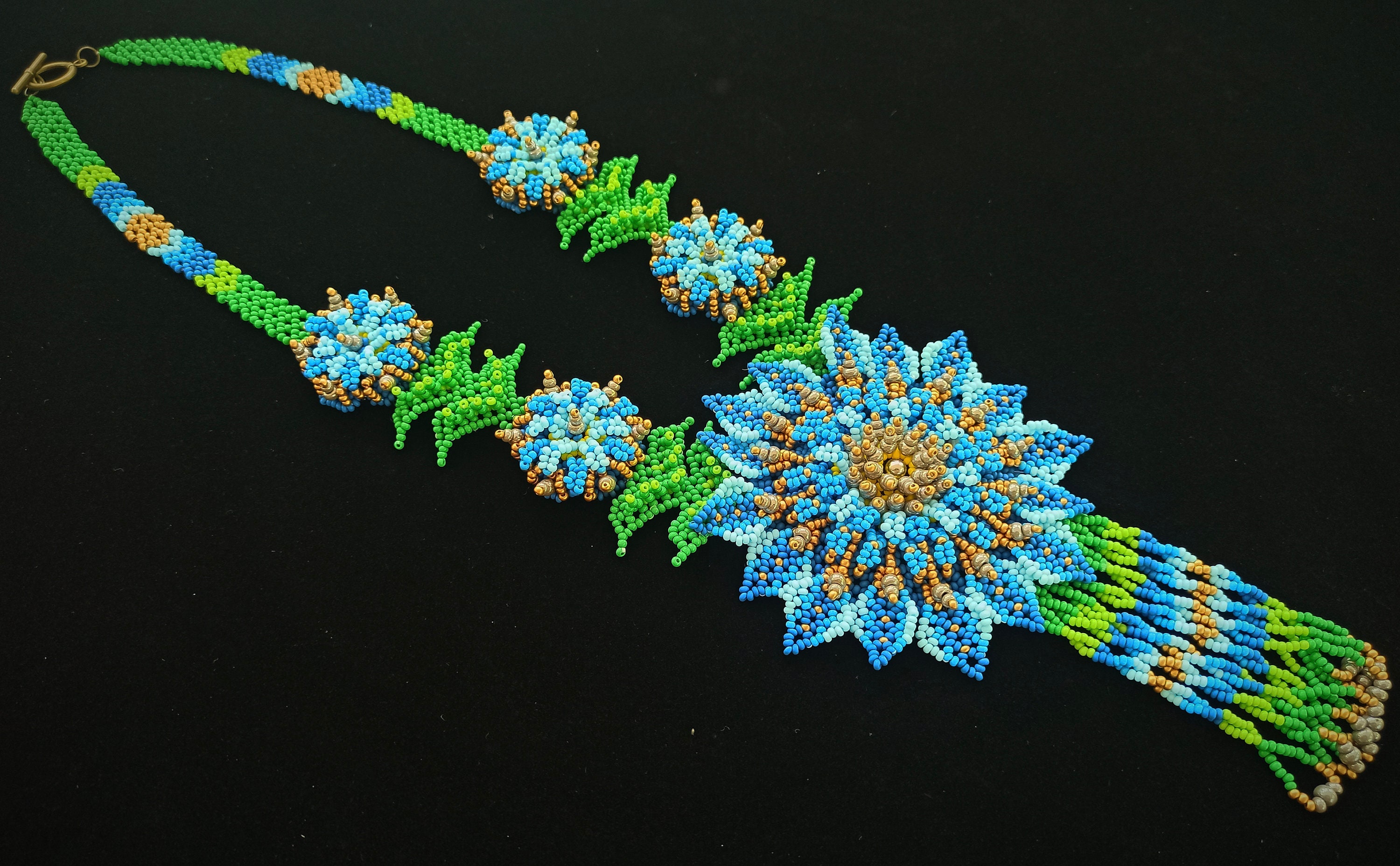 BEADING KIT Video PDF Tutorial Seed beads Master class Etsy