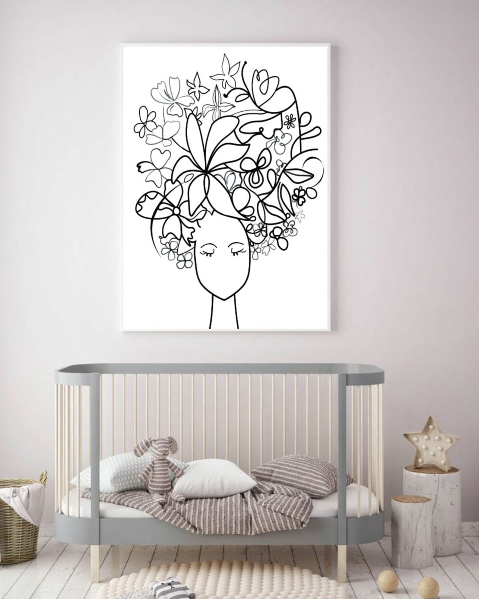 Teenage Girl Wall Art Teenage Wall Decor Little Girl Bedroom Etsy