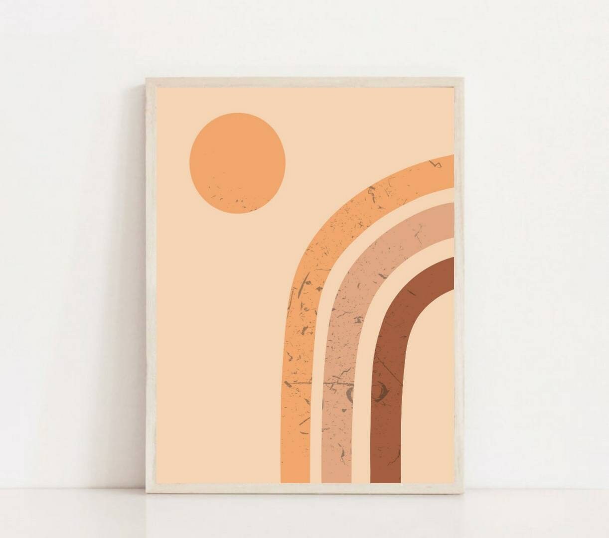 Wall Art Set of 2 Rainbow Wall Art Rainbow Artwork Nursery Etsy